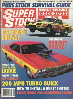 SUPER STOCK 1987 OCT - 5.0 GT HOPUP, LaHAIE, HOWELL, BALSER, TAYLOR